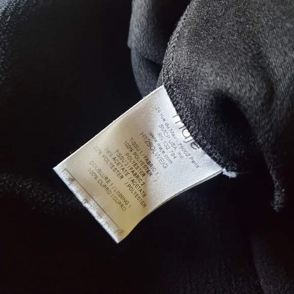 Maje Black Sheath Dress - Picture 4 of 6